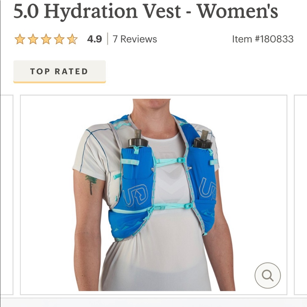 Ultimate Direction Race Vesta 5.0 Hydration Vest, Size M/L